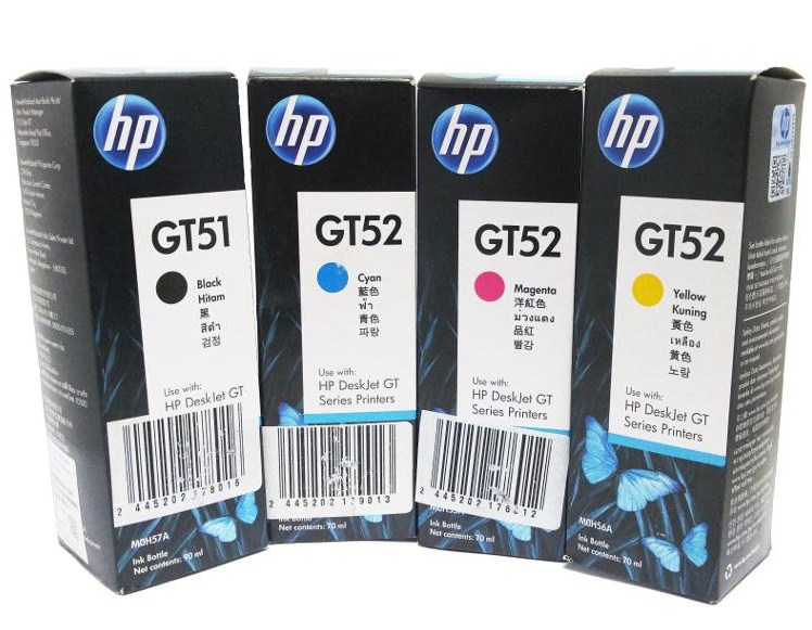 Cartridge HP GT52 - M0H54AE originální azurová | Naplne.cz